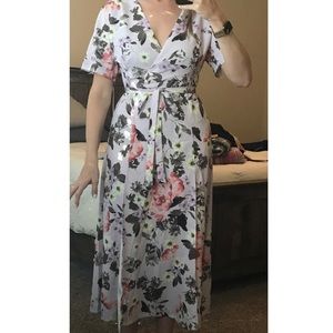 French Connection Armoise Crepe Maxi Dress
